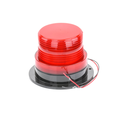 Burbuja Brillante de Larga Vida Útil, con 8 LEDs Color Rojo, Domo Rojo