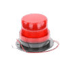Burbuja Brillante de Larga Vida Útil, con 8 LEDs Color Rojo, Domo Rojo