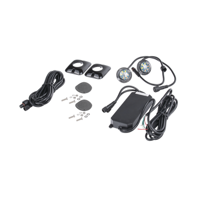 Par de Lámparas Ultra Brillantes con 6 LEDs cada una, Color Azul/Claro, Ideales para Vehículos Encubierto