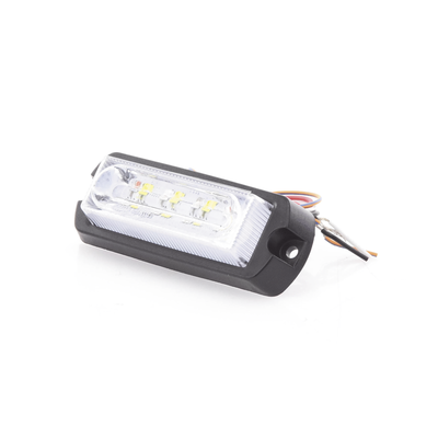 Luz Auxiliar Ultra Brillante de 8 LED, color Ámbar / Claro , con mica transparente. Luz Auxiliar Ultra Brillante de 8 LED, color Ámbar / Claro , con mica transparente.