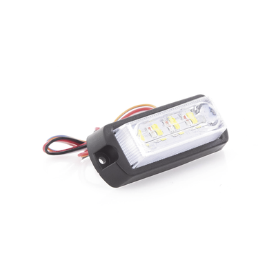 Luz Auxiliar Ultra Brillante de 8 LED, color Ámbar / Claro , con mica transparente. Luz Auxiliar Ultra Brillante de 8 LED, color Ámbar / Claro , con mica transparente.