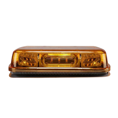 Mini Barra con 18 Poderosos LEDs, Color Ámbar Con Montaje Magnetico