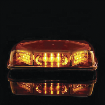 Mini Barra con 18 Poderosos LEDs, Color Ámbar Con Montaje Magnetico