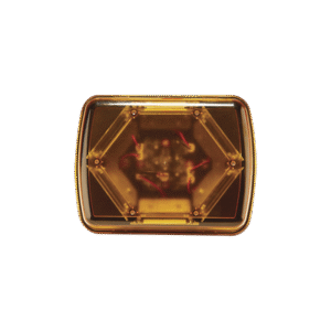 Mini Barra con 18 Poderosos LEDs, Color Ámbar Con Montaje Magnetico