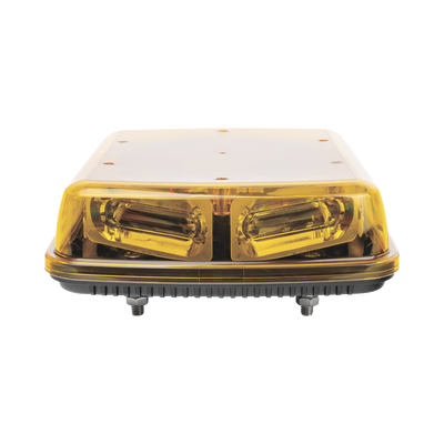 Mini Barra con 18 Poderosos LEDs, Color Ámbar Con Montaje Fijo de Tornillos