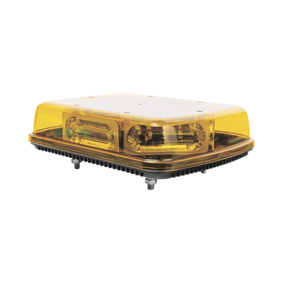 Mini Barra con 18 Poderosos LEDs, Color Ámbar Con Montaje Fijo de Tornillos