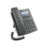 Teléfono IP empresarial para 2 lineas SIP con pantalla LCD 128 x 48 Px y conferencia de 3 vías, PoE
