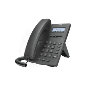 Teléfono IP empresarial para 2 lineas SIP con pantalla LCD 128 x 48 Px y conferencia de 3 vías, PoE