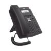 Teléfono IP empresarial para 2 lineas SIP con pantalla LCD, Códec Opus, conferencia de 3 vías, PoE.
