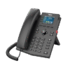 Teléfono IP Wi-Fi empresarial para 4 líneas SIP con pantalla LCD de 2.4 pulgadas a color, Opus y conferencia de 3 vías, PoE.