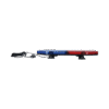 Mini Barra de 24 Pulgadas con 240 LED, Color Rojo/Azul Con Montaje Magnético