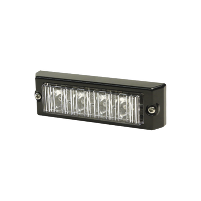 Luz Auxiliar Serie X3704, 4 LEDs Ultra Brillantes, color Rojo / Azul