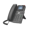 Teléfono IP empresarial para 4 líneas SIP con pantalla LCD de 2.4 pulgadas a color, Opus y conferencia de 3 vías, PoE.