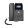 Teléfono IP empresarial para 4 líneas SIP con pantalla LCD de 2.4 pulgadas a color, Opus y conferencia de 3 vías, PoE.