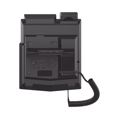 Teléfono IP Empresarial con Estándares Europeos, 6 lineas SIP con pantalla LCD a color, puertos Gigabit, IPv6, Opus y conferencia de 3 vías, PoE/DC