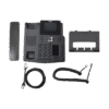 Teléfono IP empresarial para 4 líneas SIP con 2 pantallas LCD, 6 teclas BLF/DSS, conferencia de 3 vías, PoE