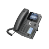 Teléfono IP empresarial para 4 líneas SIP con 2 pantallas LCD, 6 teclas BLF/DSS, conferencia de 3 vías, PoE