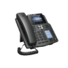 Teléfono IP empresarial para 4 líneas SIP con 2 pantallas LCD, 6 teclas BLF/DSS, conferencia de 3 vías, PoE