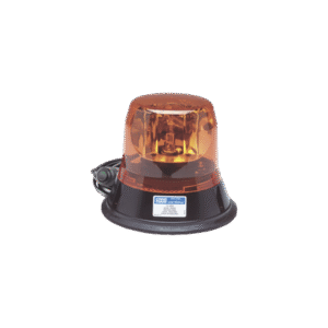 Baliza rotativa color ambar, SAE Clase I, montaje de succión magnética