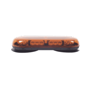 Mini Barra con 24 LED, Color Ámbar Con Montaje Magnético y de Succión