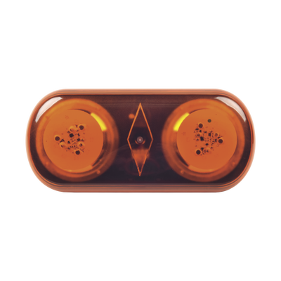 Mini Barra de Luces Serie X606, con 18 LED, Color Ámbar, Montaje Permanente