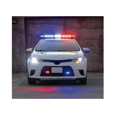 Barra de luces de 47" rojo/azul, 88 LED, con control de tráfico en color rojo/azul, ideal para equipar unidades de seguridad pública Barra de luces de 47" rojo/azul, 88 LED, con control de tráfico en color rojo/azul, ideal para equipar unidades de seguridad pública