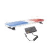 Barra de luces de 47" rojo/azul, 88 LED, con control de tráfico en color rojo/azul, ideal para equipar unidades de seguridad pública Barra de luces de 47" rojo/azul, 88 LED, con control de tráfico en color rojo/azul, ideal para equipar unidades de seguridad pública