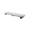 Barra de luces de 47" rojo/azul Domos Claros, 88 LED, con control de tráfico en color rojo/azul, ideal para equipar unidades de seguridad pública