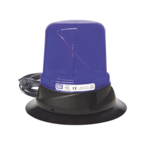 Faro híbrido led: roto led, 12-24vdc, 125 rpm, montaje de vacío-imán, azul Faro híbrido led: roto led, 12-24vdc, 125 rpm, montaje de vacío-imán, azul