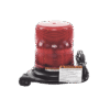 Baliza LED color rojo con montaje magnético de succión de 7" de altura