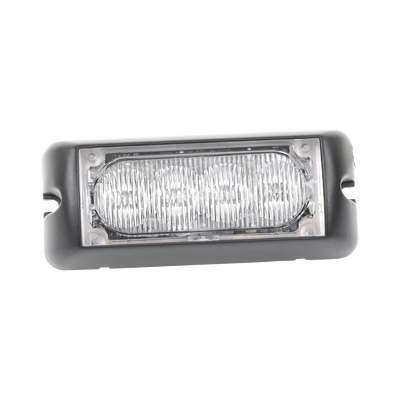 Luz auxiliar brillante con 4 LEDs, color azul, mica transparente