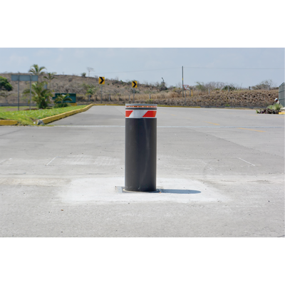 Bolardo Hidráulico / TODO INCLUIDO (Incluye Bomba Hidráulica Italiana) / Alta resistencia al impacto hasta 250 000 J / Uso intensivo (Incluye Bomba italiana)/ Tarjeta controladora incluida / Fácil instalación