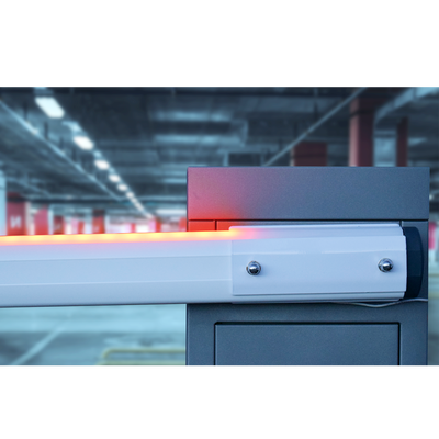 Barrera vehicular izquierda / Soporta brazo de hasta 3 m / Apertura en 1.5 s /Final de carrera ajustable por programación / Movimiento fluido / Diseño elegante color gris Barrera vehicular izquierda / Soporta brazo de hasta 3 m / Apertura en 1.5 s /Final de carrera ajustable por programación / Movimiento fluido / Diseño elegante color gris