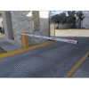 Barrera vehicular izquierda / Soporta brazo de hasta 3 m / Apertura en 1.5 s /Final de carrera ajustable por programación / Movimiento fluido / Diseño elegante color naranja