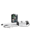 Kit de brazos para automatizar portones vehiculares abatibles de 2 hojas/ 3 Mts / 300 Kg / Uso solo residencial / Compatible con respaldo de energía