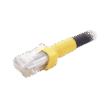 Patch Cord Industrial "Ruggedized" a Plug Modular, Cat6, de 3 ft, Color Negro