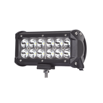 Barra de Luz de 12 LED, 1500 Lúmenes, 18 watts, 10-30 Vcc, IP67, 6.5 pulgadas Barra de Luz de 12 LED, 1500 Lúmenes, 18 watts, 10-30 Vcc, IP67, 6.5 pulgadas