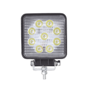 Luz de trabajo de 9 LED , 2300 Lúmenes, 27 Watts, 10-30 Vcc, IP67 Luz de trabajo de 9 LED , 2300 Lúmenes, 27 Watts, 10-30 Vcc, IP67