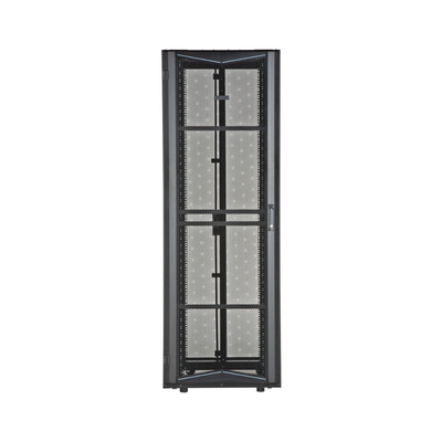 Gabinete FlexFusion para Centros de Datos, 42 UR, 700 mm de Ancho, 1200 mm de Profundidad, Fabricado en Acero, Color Negro