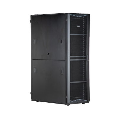 Gabinete FlexFusion para Centros de Datos, 45 UR, 700 mm de Ancho, 1070 mm de Profundidad, Sin Paneles Laterales, Fabricado en Acero, Color Negro Gabinete FlexFusion para Centros de Datos, 45 UR, 700 mm de Ancho, 1070 mm de Profundidad, Sin Paneles Laterales, Fabricado en Acero, Color Negro