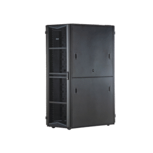 Gabinete FlexFusion para Centros de Datos, 42 UR, 800 mm de Ancho, 1200 mm de Profundidad, Fabricado en Acero, Color Negro