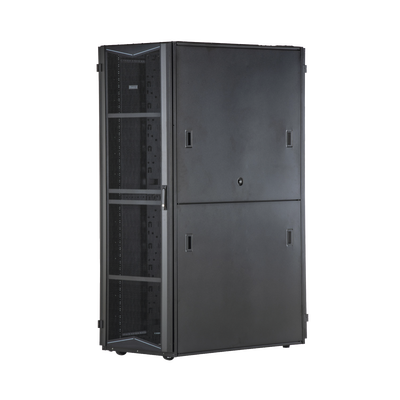 Gabinete FlexFusion para Centros de Datos, 45 UR, 800 mm de Ancho, 1200 mm de Profundidad, Fabricado en Acero, Color Negro