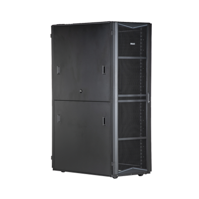 Gabinete FlexFusion para Centros de Datos, 45 UR, 800 mm de Ancho, 1200 mm de Profundidad, Fabricado en Acero, Color Negro