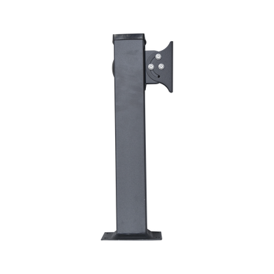 Poste Seccionado de 6 Metros / Especializado para la Instalación de Videovigilancia / Incluye Base de Cimentación y Brazo para Cámara PTZ / Color Negro
