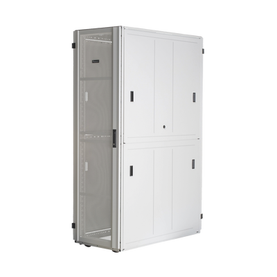 Gabinete FlexFusion™ XGL (Light) para Centros de Datos, 42 UR, 600 mm de Ancho, 1200 mm de Profundidad, Fabricado en Acero, Color Blanco