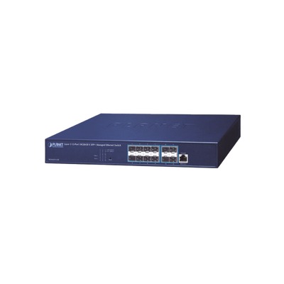 Switch Administrable Capa 3, 12 Puertos SFP+ 10G BASE-X, 1 Puerto de Consola RJ45. Switch Administrable Capa 3, 12 Puertos SFP+ 10G BASE-X, 1 Puerto de Consola RJ45.