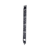 Panel Administrador de Cables Vertical para Gabinete FlexFusion™ de 45RU, Acepta Anillos en D, Anillos S1DR, S2DR y L; S1LR, S2LR, Color Negro