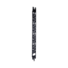 Panel Administrador de Cables Vertical para Gabinete FlexFusion™ de 45RU, Acepta Anillos en D, Anillos S1DR, S2DR y L; S1LR, S2LR, Color Negro
