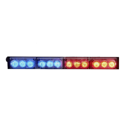 Barra de Luz de Advertencia con 4 Módulos Rojo / Azul