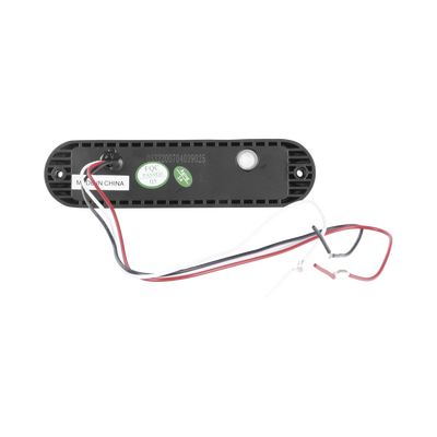 Luz Auxiliar Ultra Brillante IP67 de 6 LEDs, Color Ambar/Claro, con mica transparente y bisel negro